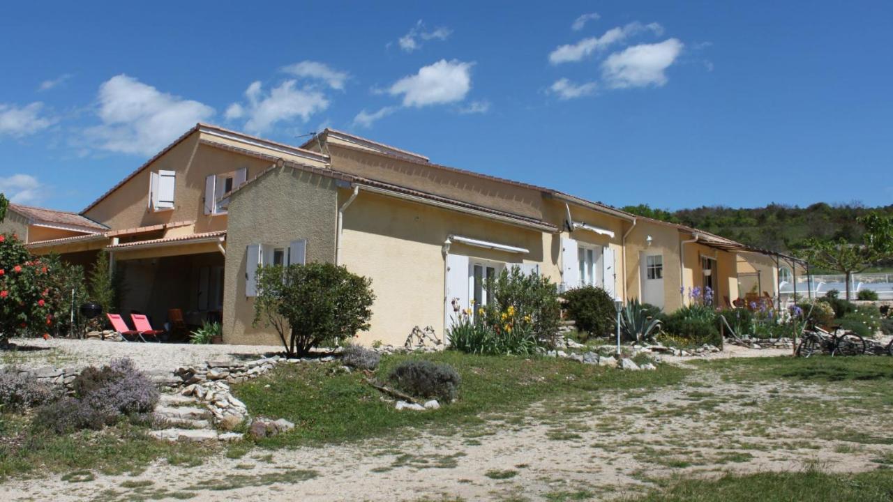 Gites Du Combeau Saint-Maurice-d'Ibie ภายนอก รูปภาพ